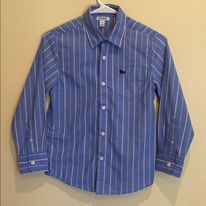 Old Navy boys striped button down shirt